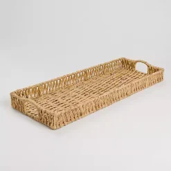 Natural Rectangular Water Hyacinth Tray
