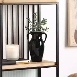 Natural Rimmed Onyx Urn Vase