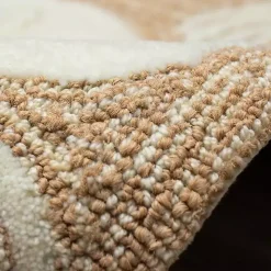 Natural Sand Dollar Outdoor Accent Rug