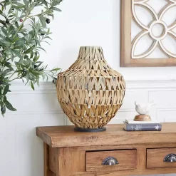 Natural Seagrass Tapered Neck Coastal Vase