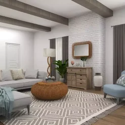 Natural Stone Two-Tone Coastal Vase