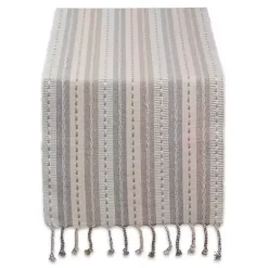 Natural Tonal Stripe Table Runner