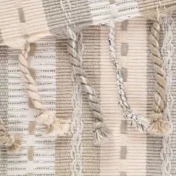 Natural Tonal Stripe Table Runner