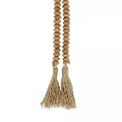 Natural Wood Abacus Beads Garland