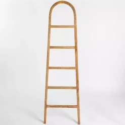 Natural Wood Arch Blanket Ladder