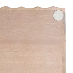 Natural Wood Fluted Lissi Rectangular Serving Tray