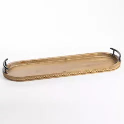Natural Wood Rounded Edge Tray