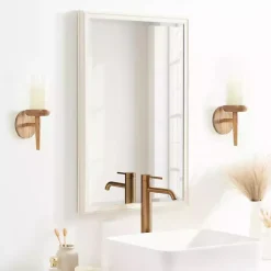 Natural Wood Torch Sconce