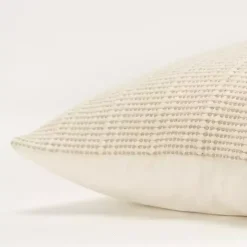 Natural Woven Throw Pillow
