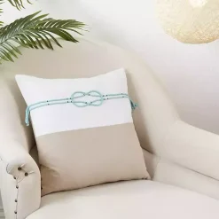 Nautical Knot Throw Pillow