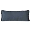 Navy Blue Handwoven Appen Lumbar Pillow