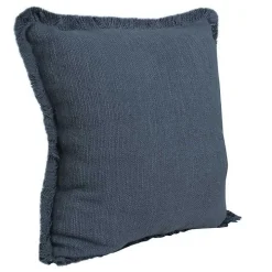 Navy Blue Handwoven Appen Throw Pillow