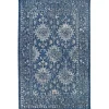 Navy Botanical Hannah Indoor/Outdoor Rug, 4x7