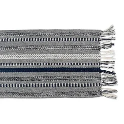 Navy Braided Stripe Table Runner, 108 in.