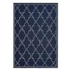 Navy Caden Outdoor Area Rug, 5x7