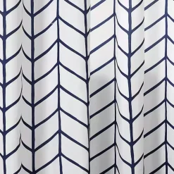 Navy Chevron 2-pc. Panel Curtain Set, 84 in.