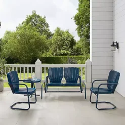 Navy Clamshell 4-pc. Outdoor Furniture Set