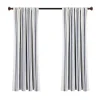 Navy Farmhouse Stripe Curtain Panels, Set of 2