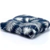 Navy Floral Outdoor Chair Cushion