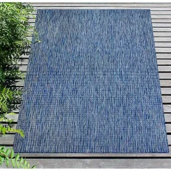 Navy Intertwine Indoor/Outdoor Area Rug, 6x9