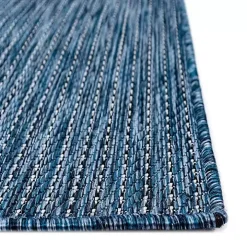 Navy Intertwine Indoor/Outdoor Area Rug, 4x7