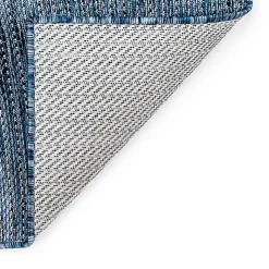 Navy Intertwine Indoor/Outdoor Area Rug, 7x9