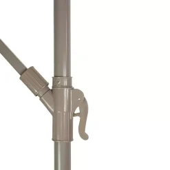 Navy Offset Hand Crank Outdoor Umbrella