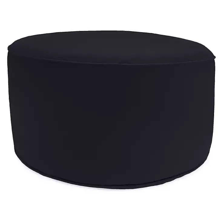 Navy Outdoor Pouf