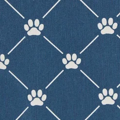 Navy Paw Trellis Rectangle Basket, 14 in.