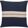 Navy Single Stripe Pillow