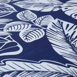 Navy Tropical Foliage 2-pc. Outdoor Pillows