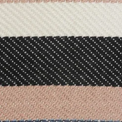 Neutral Striped Outdoor Pillow