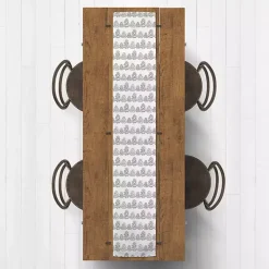 Neutral Tree Patterned Table Runner, 90 in.