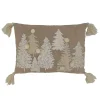 Neutral Tree Village Down Lumbar Pillow