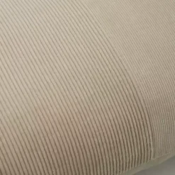 Neutral Velvet Corduroy Lumbar Pillow