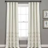 Neutral Vintage Stripe Curtain Panel Set, 95 in.