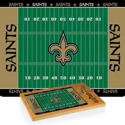 New Orleans Saints Cutting Board & Knife Set