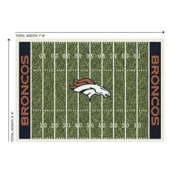 NFL Denver Broncos Home Field Area Rug, 6x8