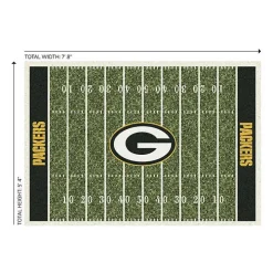 NFL Green Bay Packers Home Field Area Rug, 6x8