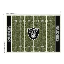 NFL Las Vegas Raiders Home Field Area Rug, 6x8