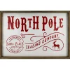 North Pole Trading Post Wall Plaque