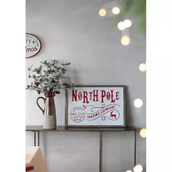 North Pole Trading Post Wall Plaque