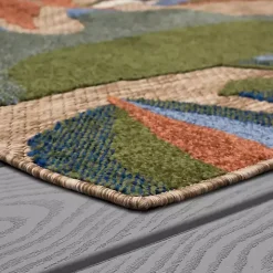 North Shore Botanical Outdoor Area Rug, 7x10