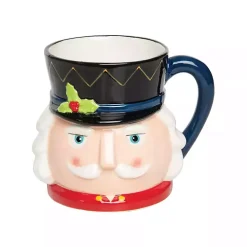 Nutcracker Christmas Mugs, Set of 2