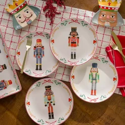 Nutcracker Salad Plates, Set of 4