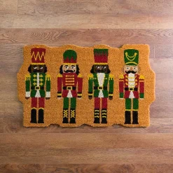 Nutcracker Shaped Christmas Doormat