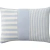 Ocean Asymmetrical Stripes Lumbar Pillow