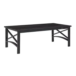 Oiled Bronze Metal Dayton Outdoor Coffee Table