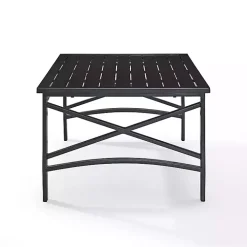 Oiled Bronze Metal Dayton Outdoor Coffee Table