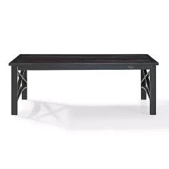 Oiled Bronze Metal Dayton Outdoor Coffee Table